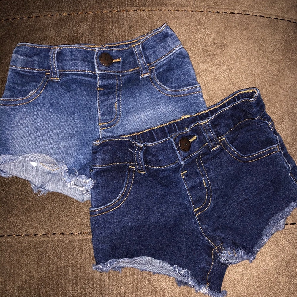 Denim shorts